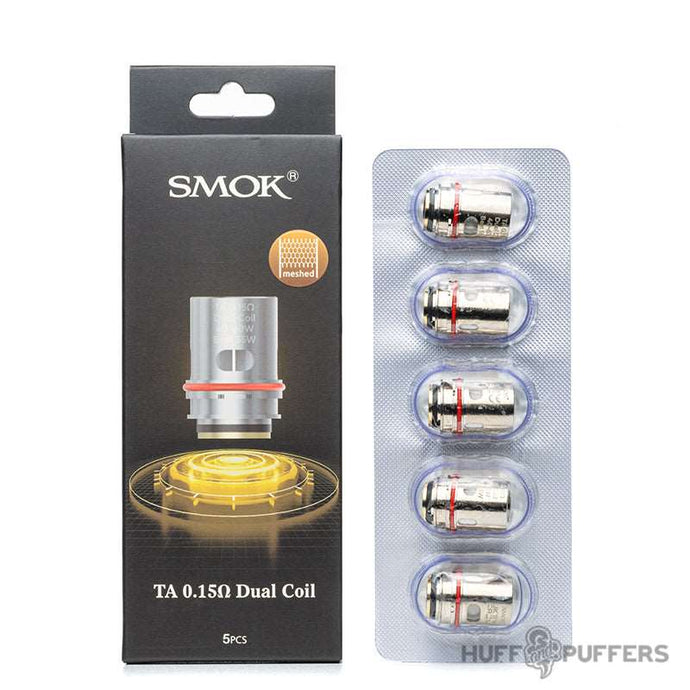 SMOK T-Air Replacement Coil (5pcs/pack)-TA 0.15ohm Dual 5pcs-FrenzyFog-Beirut-Lebanon