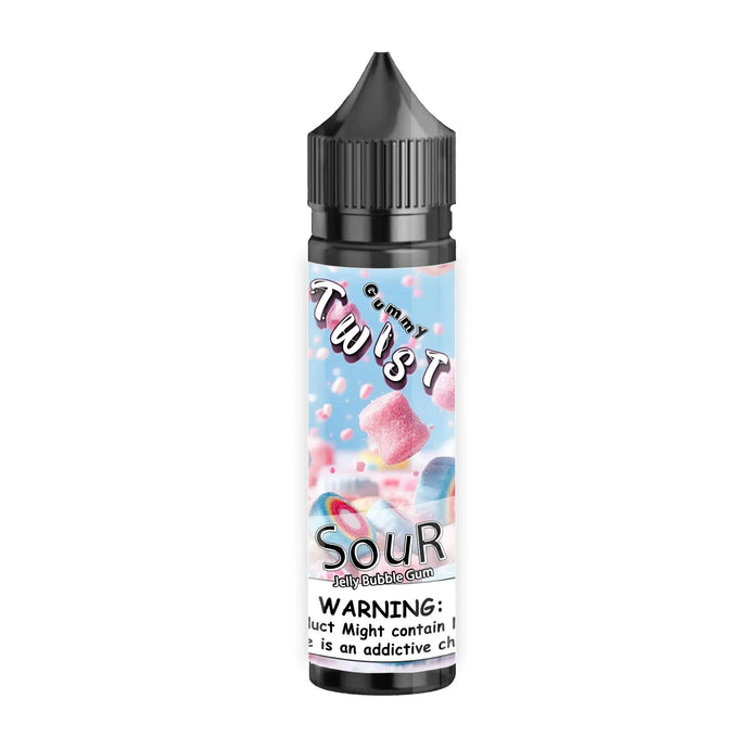Sour Jelly Bubblegum E-Liquid 60ml | Twist Gummy Series-0mg-FrenzyFog-Beirut-Lebanon