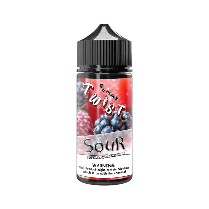 Sour Strawberry Blackcurrant Gummies 100ml | Twist Gummy Series-0mg-FrenzyFog-Beirut-Lebanon