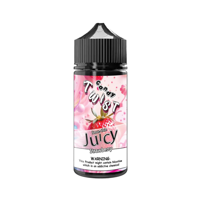 Strawberry eliquid Smoothie 100ml | Twist Candy Series-0mg-FrenzyFog-Beirut-Lebanon