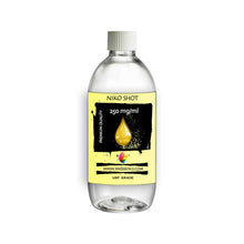 Load image into Gallery viewer, SwisseOils Laboratory 250mg/ml Freebase Niko Shot 100% PG-500ml 250mg/ml 100%pg-FrenzyFog-Beirut-Lebanon