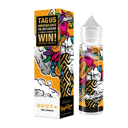 Tangie Queen Medusa 3mg | Strawberry Mango | FREEBASE | 60ml-60ml-FrenzyFog-Beirut-Lebanon