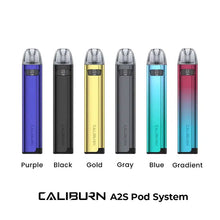 Load image into Gallery viewer, Uwell Caliburn A2S Pod System Kit 520mAh 2ml-Gold-FrenzyFog-Beirut-Lebanon