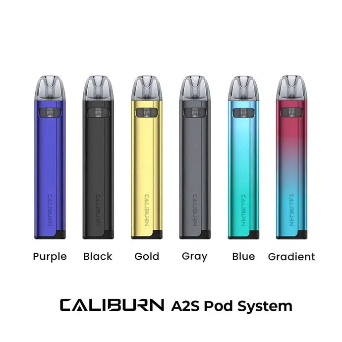 Uwell Caliburn A2S Pod System Kit 520mAh 2ml-Gold-FrenzyFog-Beirut-Lebanon