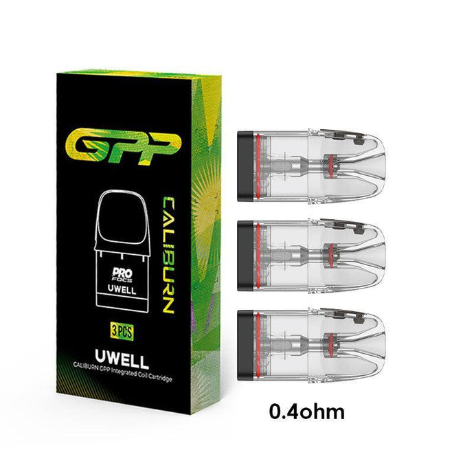 Uwell Upgraded Caliburn GPP Cartridge for Caliburn G3/G4 (3pcs/pack)-0.4ohm Side Refill 3pcs-FrenzyFog-Beirut-Lebanon