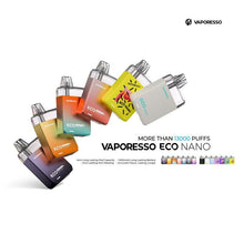 Load image into Gallery viewer, Vaporesso ECO Nano Pod System Kit 1000mAh 6ml-Black Truffle-FrenzyFog-Beirut-Lebanon