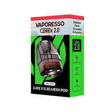 Load image into Gallery viewer, Vaporesso LUXE X Series Corex 2.0 Pod Cartridge 5ml (2pcs/pack)-Corex 2.0 0.3ohm-FrenzyFog-Beirut-Lebanon