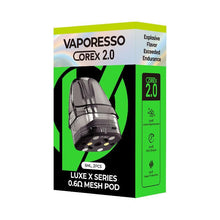 Load image into Gallery viewer, Vaporesso LUXE X Series Corex 2.0 Pod Cartridge 5ml (2pcs/pack)-Corex 2.0 0.6ohm-FrenzyFog-Beirut-Lebanon