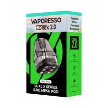 Load image into Gallery viewer, Vaporesso LUXE X Series Corex 2.0 Pod Cartridge 5ml (2pcs/pack)-Corex 2.0 0.8ohm-FrenzyFog-Beirut-Lebanon