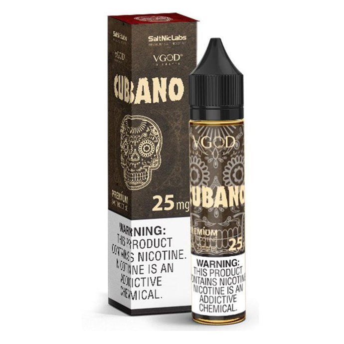 Vgod Cubano Saltnic | 30ml-30ml 25mg-FrenzyFog-Beirut-Lebanon