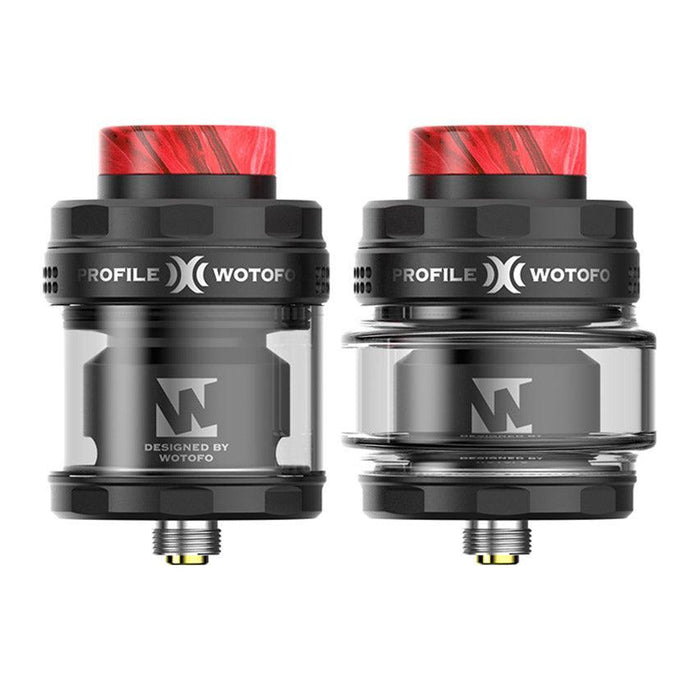 Wotofo Profile X RTA Atomizer 8ml (28mm)-Black-FrenzyFog-Beirut-Lebanon