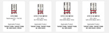 Load image into Gallery viewer, Vaporesso GTX Coil  (5pcs/pack) (preorder)
