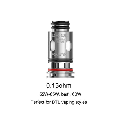 Smok D-Coil Series Replacement Coil for X-PRIV Solo Kit,TF-D Tank,SUPA UPAPROKit(5pcs/pack) (preorder)