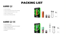 Load image into Gallery viewer, Vaporesso LUXE Q2 Pod System Kit 1000mAh 3ml (preorder)