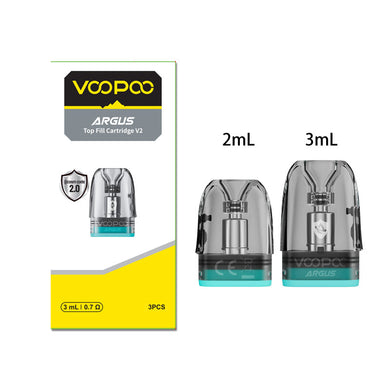 VOOPOO ARGUS Top Filling Cartridge V2  (3pcs/pack) (preorder)