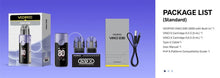 Load image into Gallery viewer, VOOPOO VINCI E80 Pod System Kit 3000mAh 5ml (preorder)
